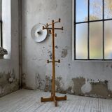 80s pine coat rack