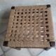 Tabouret bois et corde