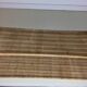 Suite of 2 50s shelves made of metal and rattan