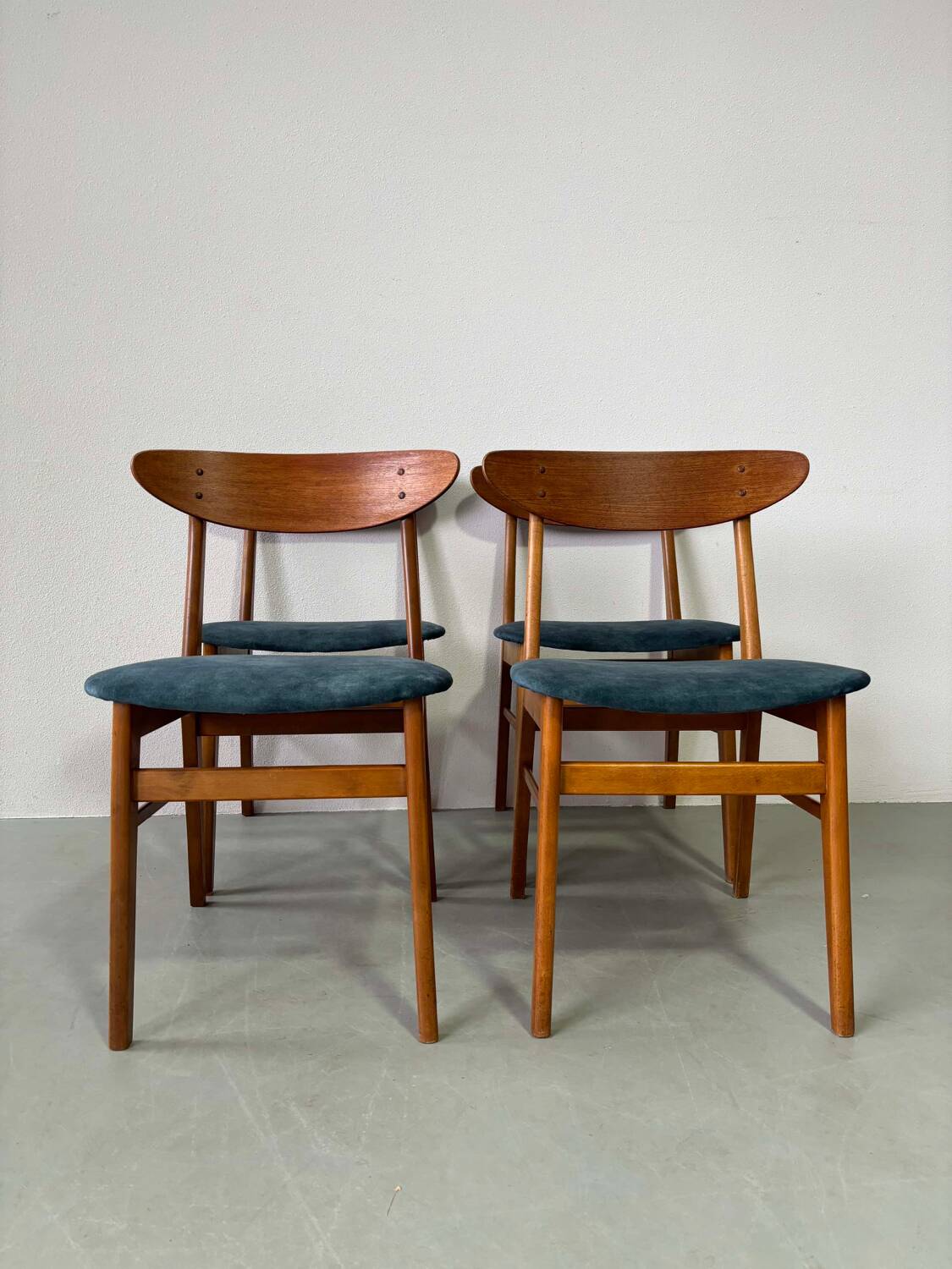 Vintage dining chairs Farstrup teak
