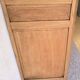 Art Deco Sideboard - Solid Oak - Black Marble