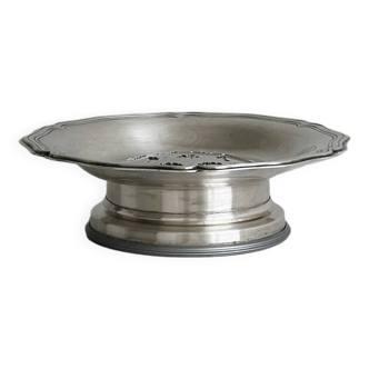Antique metal butter dish