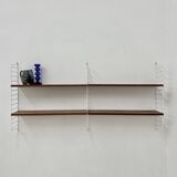 Mid-Century Nisse Strinning string design teak wall unit , 1960s