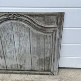 Old Door top trumeau carved wood pediment woodwork