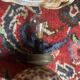 Shell lamp 1970 vintage mother-of-pearl to pose or bedside