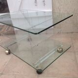 David Lange plexiglass coffee table from the 70s