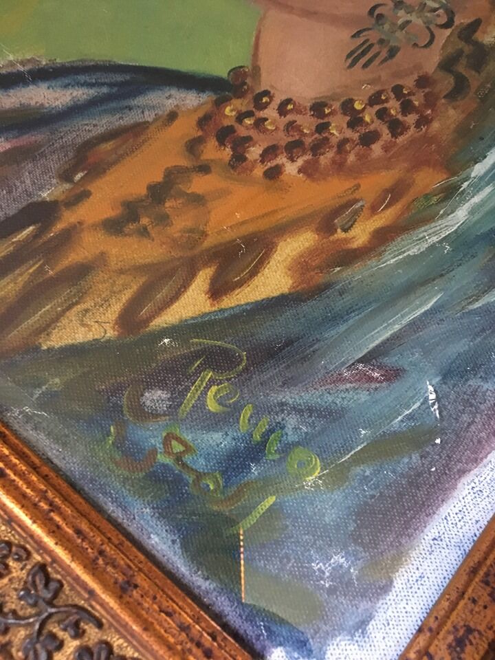 Orientalist portrait "Samira the Moroccan".