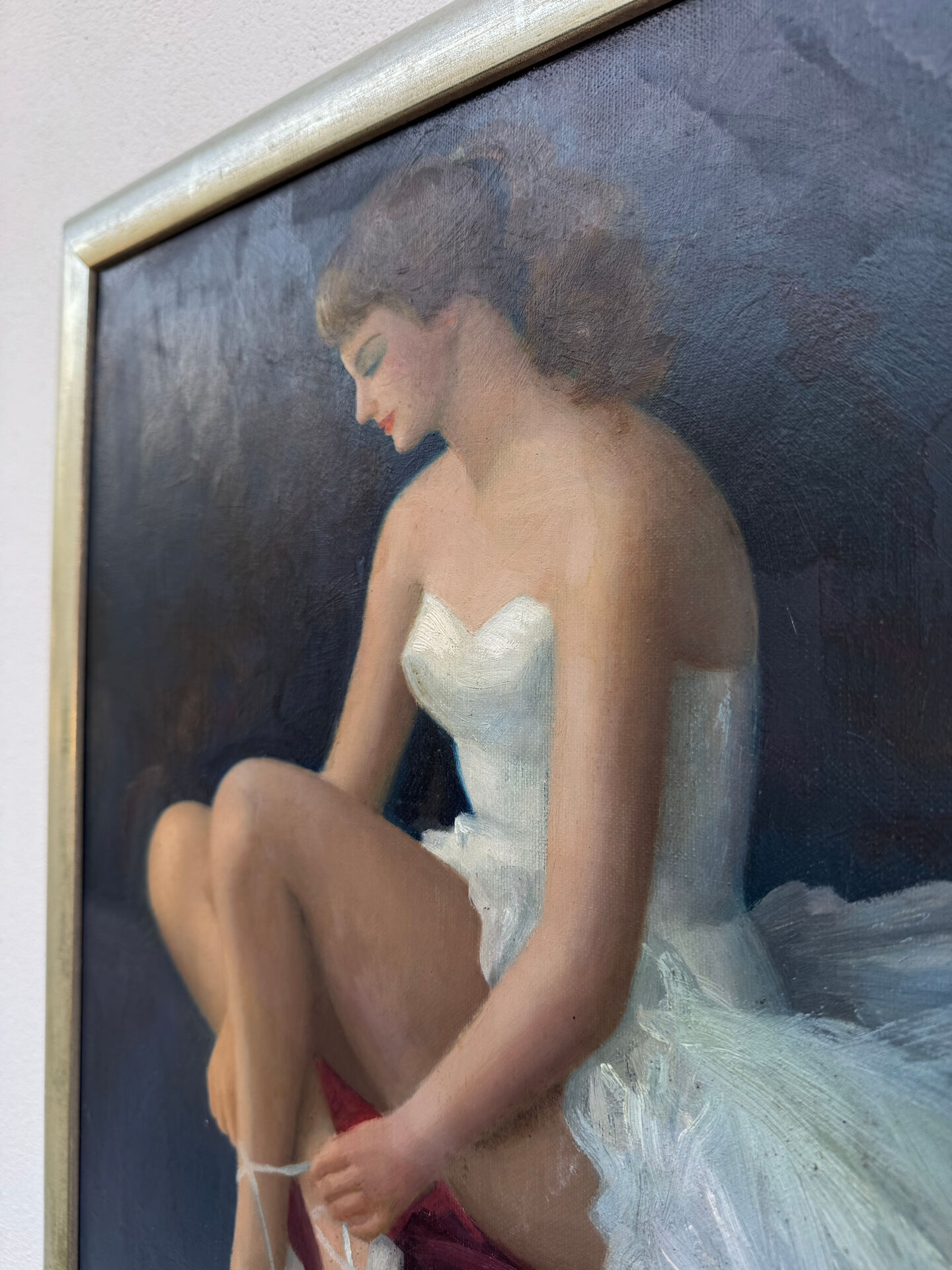 Tableau huile toile danseuse Joan MAYOR