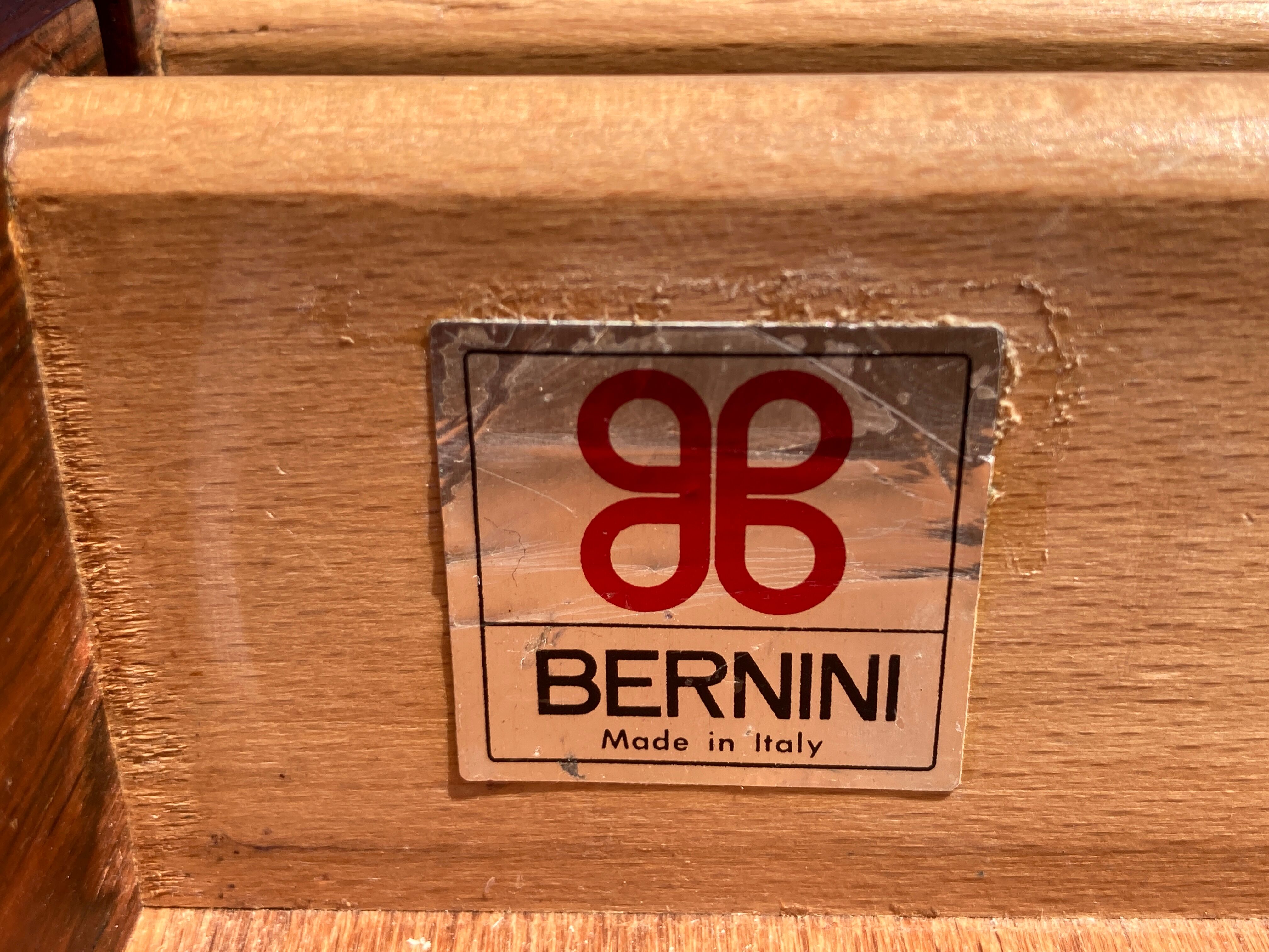 Gianfranco Frattini for Bernini, rosewood writing desk model 530, 1950s Italian