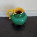 Small earthenware pitcher Elchinger Yellow and green threads