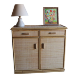 Commode en rotin