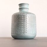 Mid-century Scandinavian modern art design pottery vase by Mari Simmulson for Upsala Ekeby, Sweden, 1970s