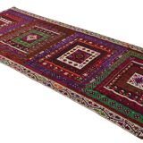 Tapis vintage fait main – Beauté et charme naturels 158 x 390 cm