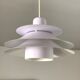 Danish vintage horn lighting metal suspension Horn Lighting