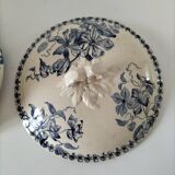 Antique ironstone tureen – Bordeaux MGB – blue floral decoration