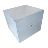 Old vintage metal plug box