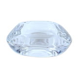 Small square ashtray vintage Crystal Vannes le Chatel
