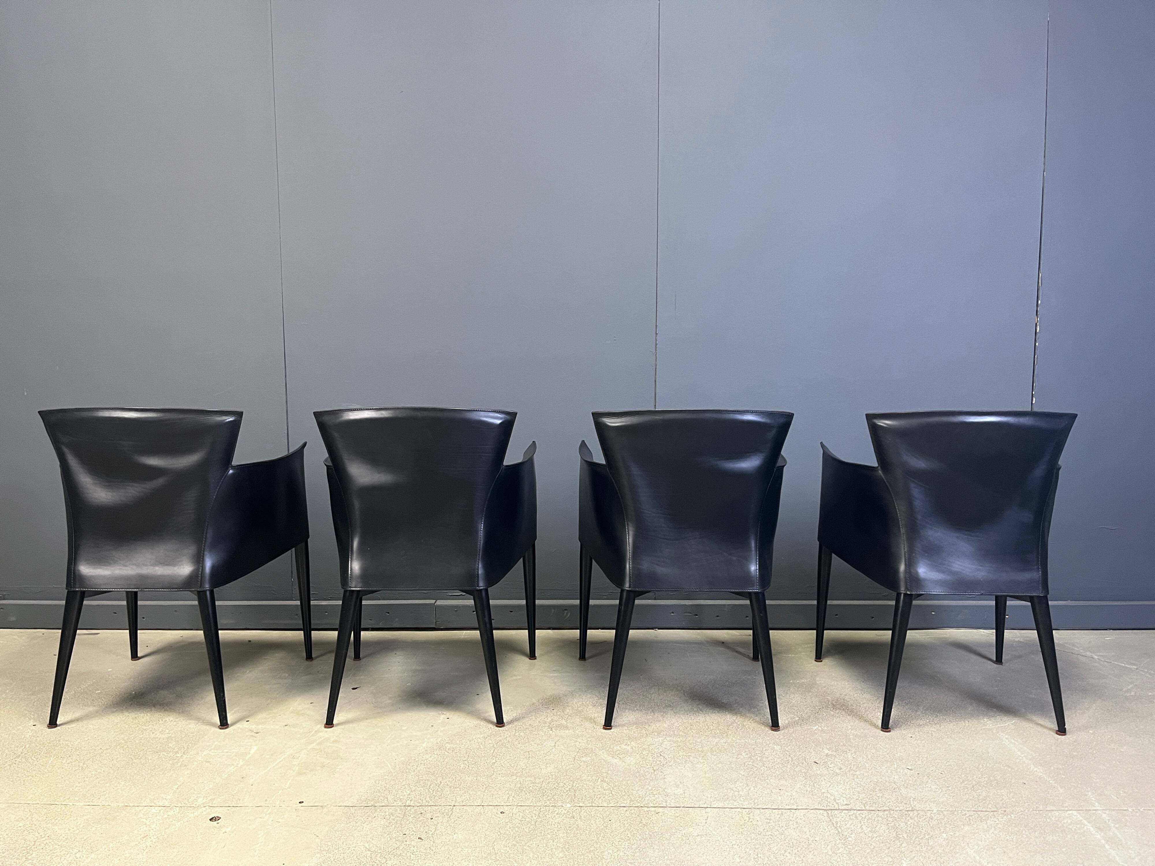 Vela dining chairs by Carlo Bartoli for Matteo Grassi, 1980s