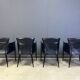Vela dining chairs by Carlo Bartoli for Matteo Grassi, 1980s