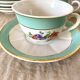 Tasses anciennes fleuries