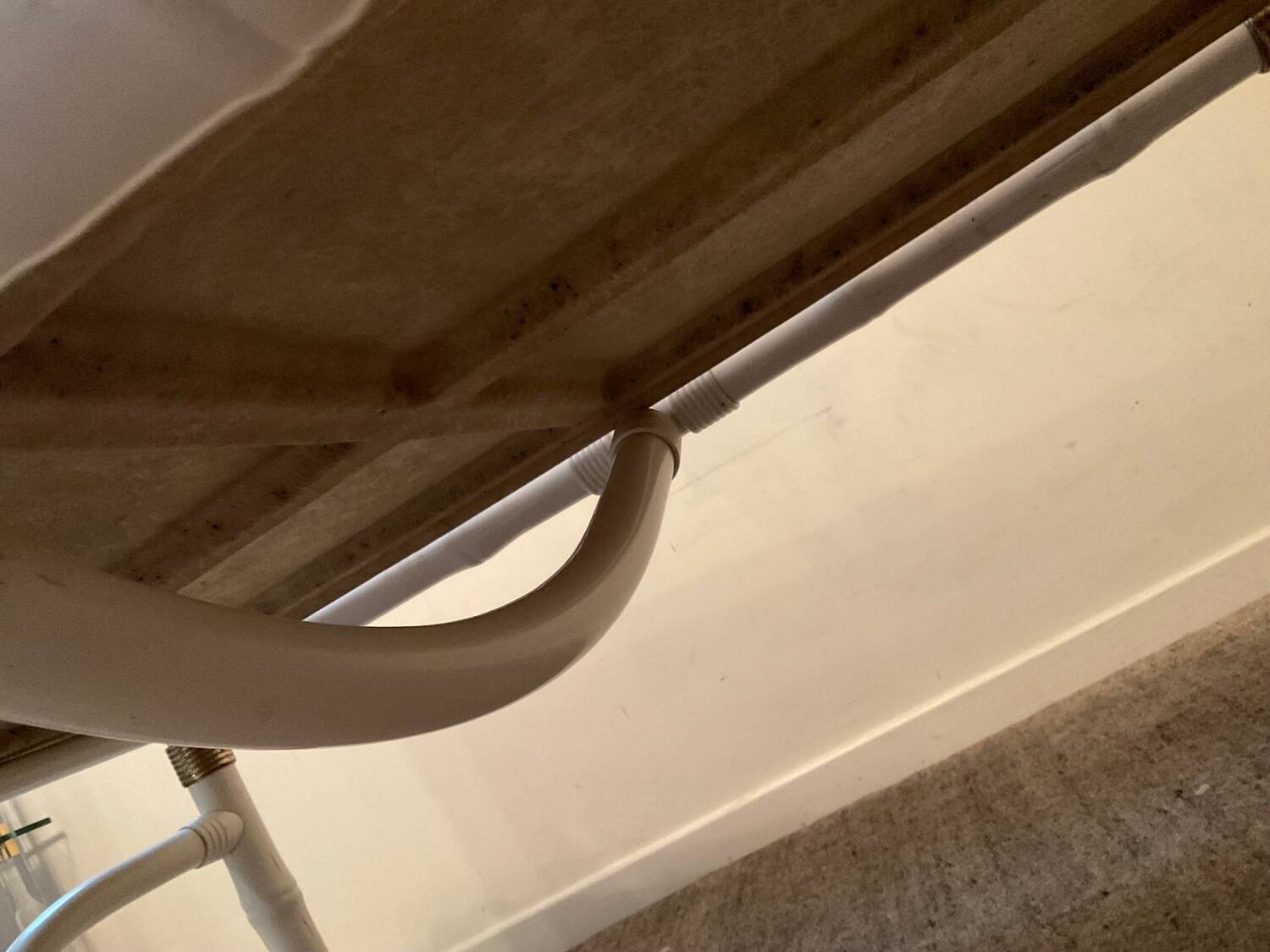 1970s "Kettal" Bamboo Coffee Table in Fiberglass