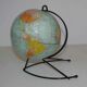 Old cardboard globe Girard and Barrère 50's