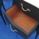 Pair of black L XV style bedside tables