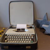 Olympia sf portable luxury typewriter with bag