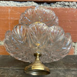 Cake Stand Antique Crystal + Gilded Bronze Trays #