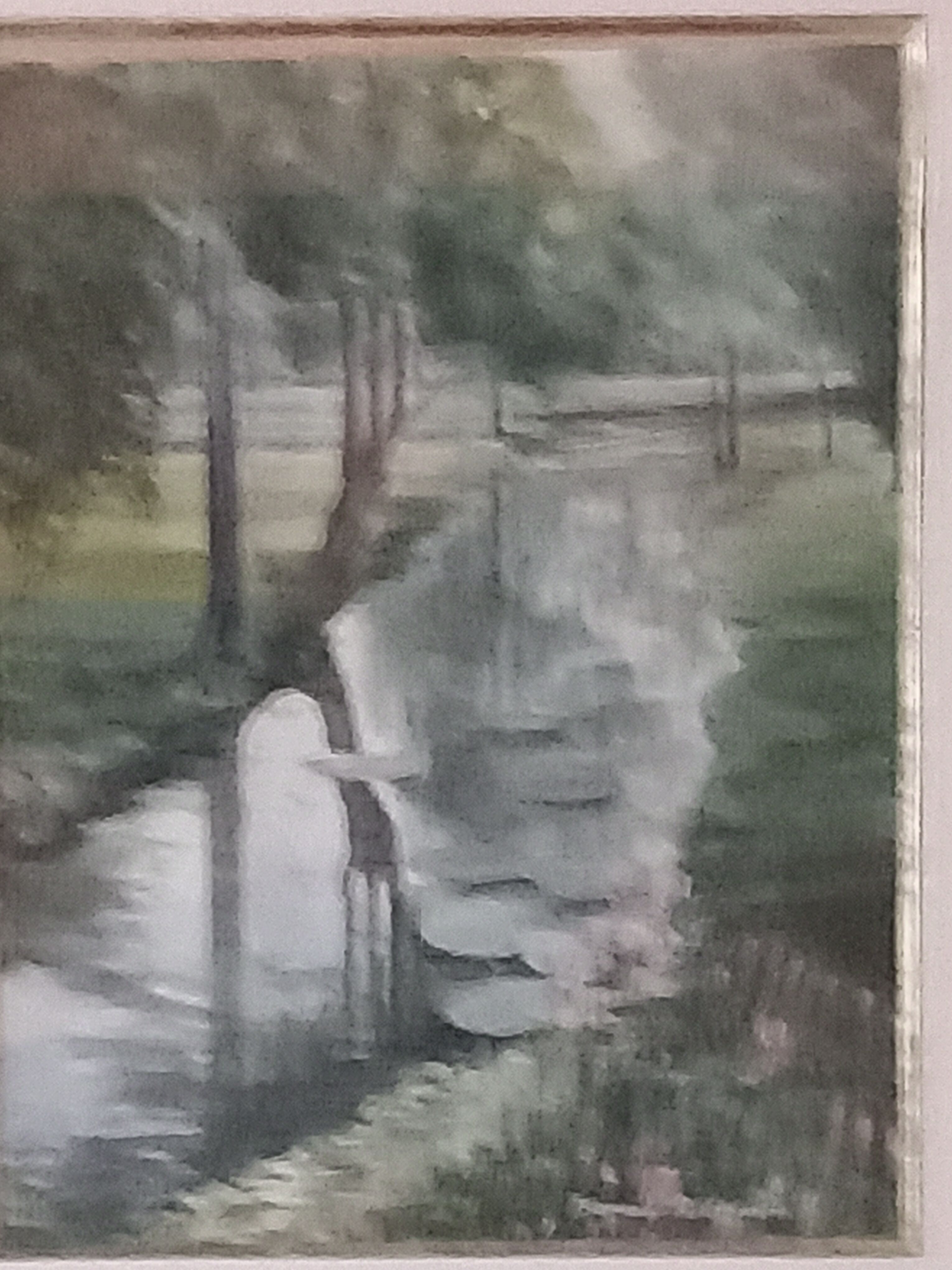 Watercolor signed-landscape