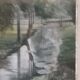Watercolor signed-landscape