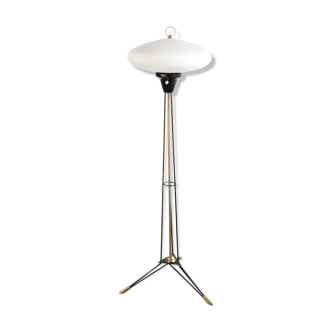 Italian tripod ufo floor lamp from stilnovo, 1950