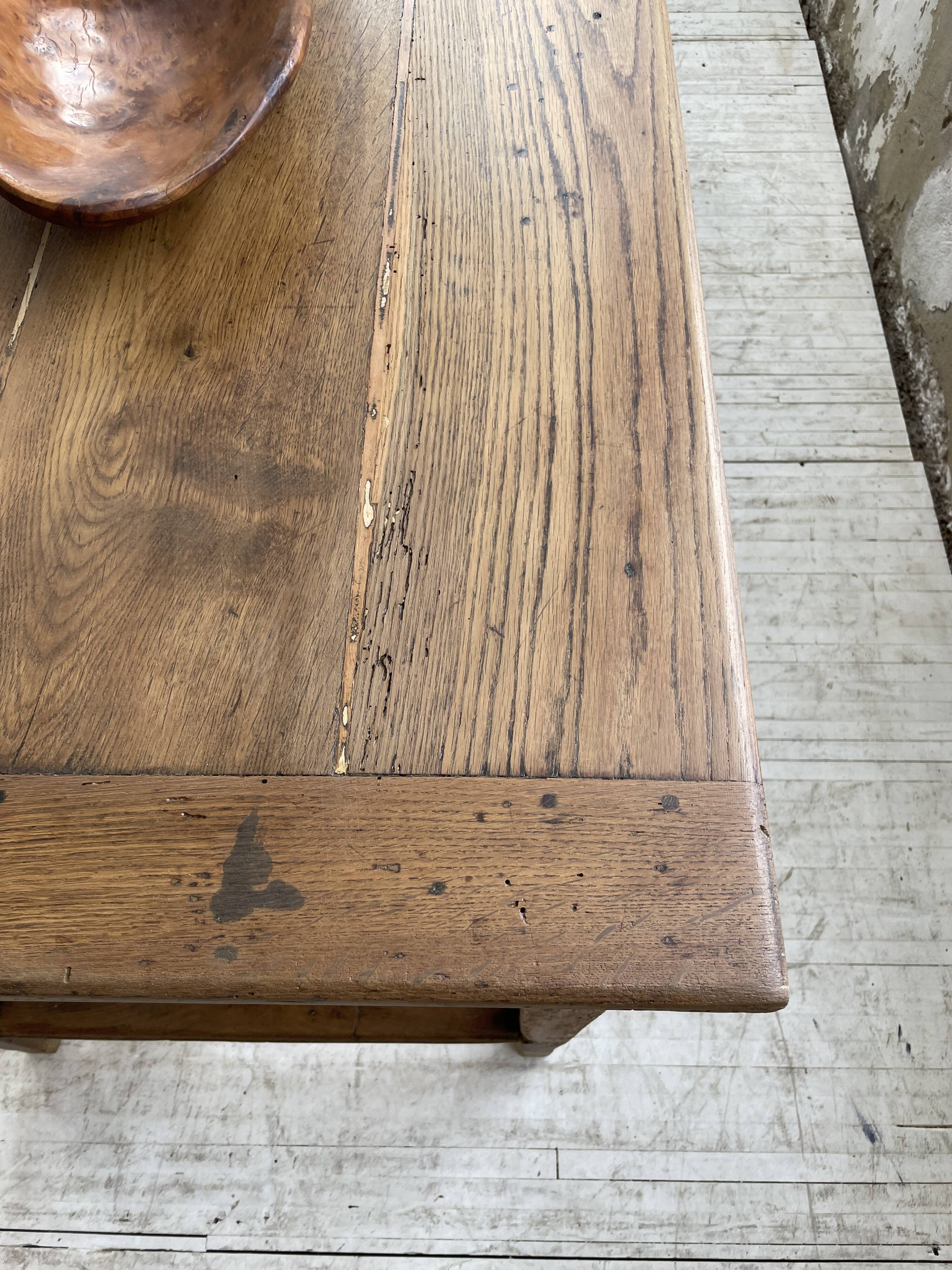 Oak farmhouse table