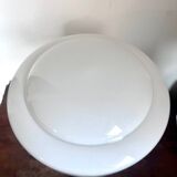Large conical shaped glass globe with ceramic stand