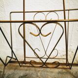 Gold metal magazine holders