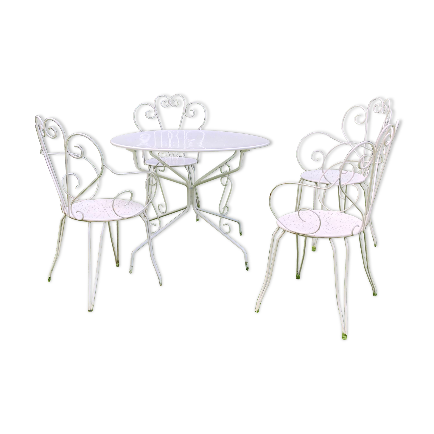 Salon de jardin en fer forgé