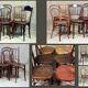Lot 6 chaises bistrot mélangées début XXe