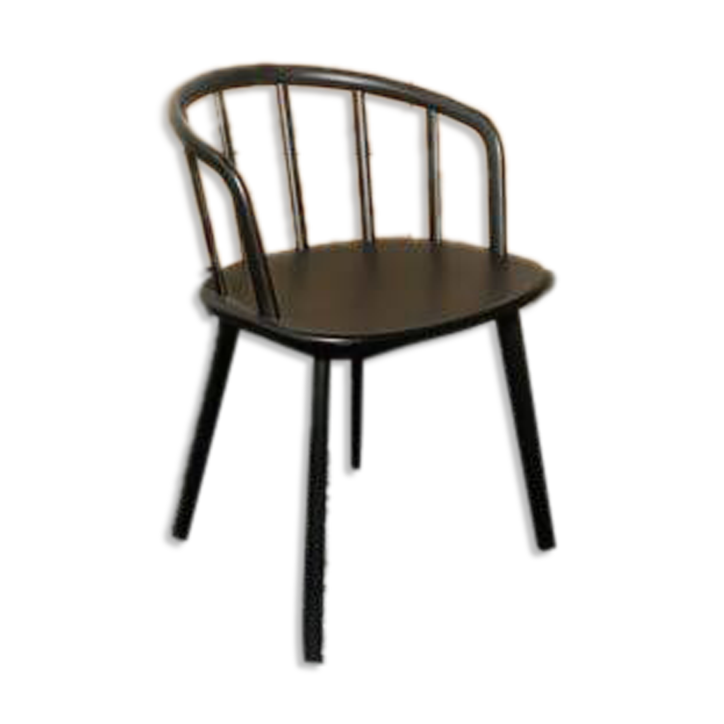 Pedrali Nym black armchair