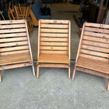 Set of 3 beach chairs