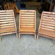 Set of 3 beach chairs
