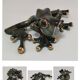 Vintage glazed ceramic tree frog