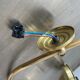 Lot 2 vintage opaline wall lamps