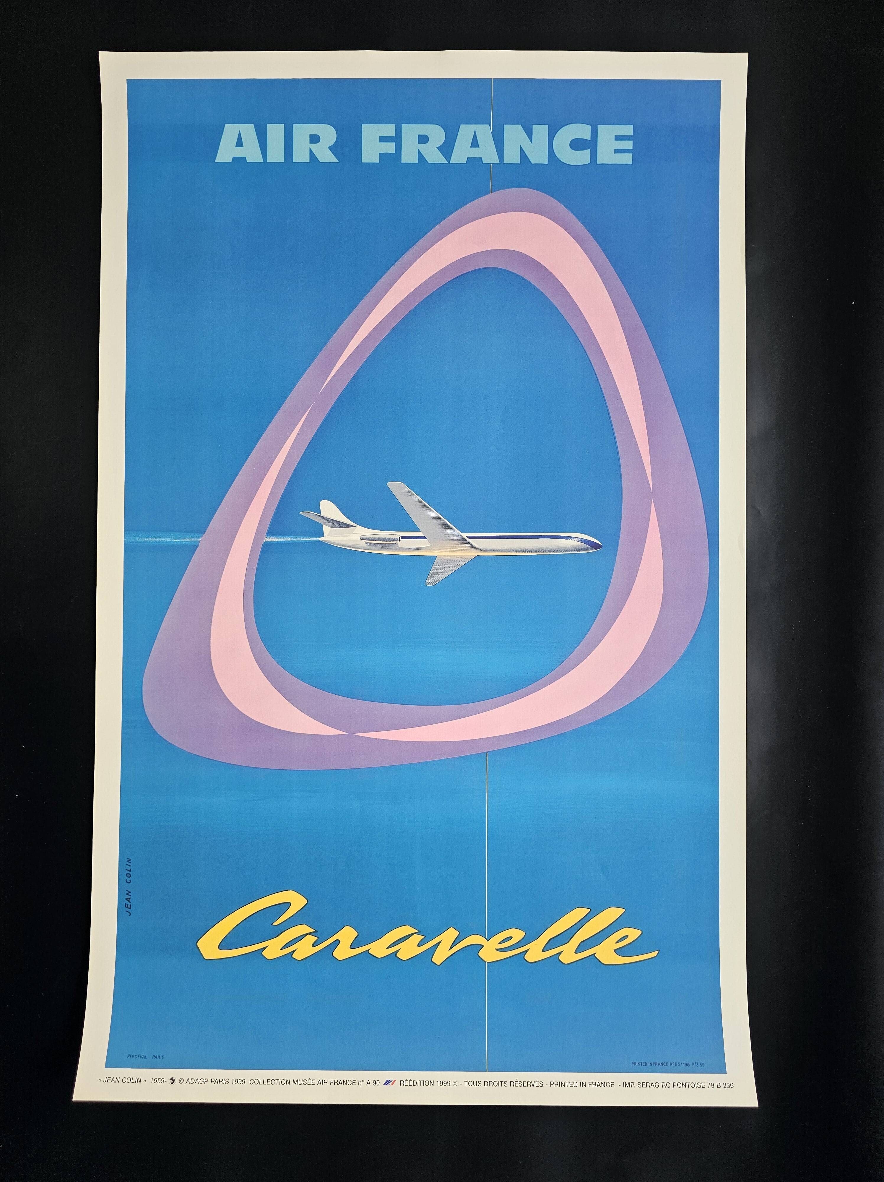 Air france poster - caravelle - jen colin