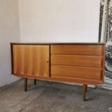 Vintage enfilade, walnut veneer 1970