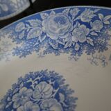 Set of 5 flat plates Sarreguemines Jardinière