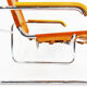 Marcel Breuer B35 armchair and footstool