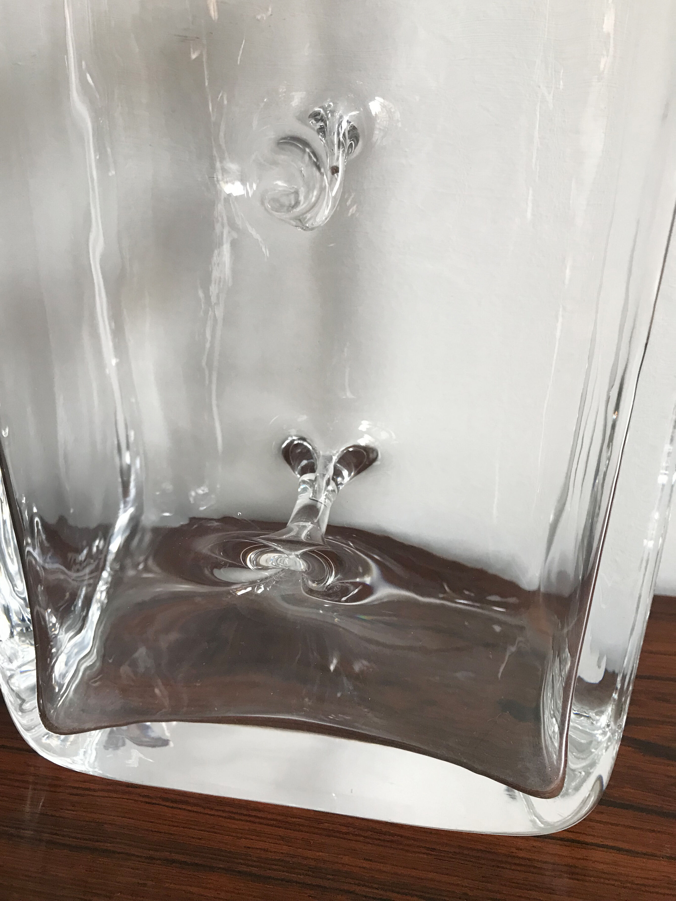 2 Murano glass vases design Toso Renato for Fratelli Toso, Italy 1964