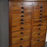 Antique dental practice in mahogany and marble Amsterdam around 1920