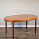 Midcentury nathan oblong teak extending table
