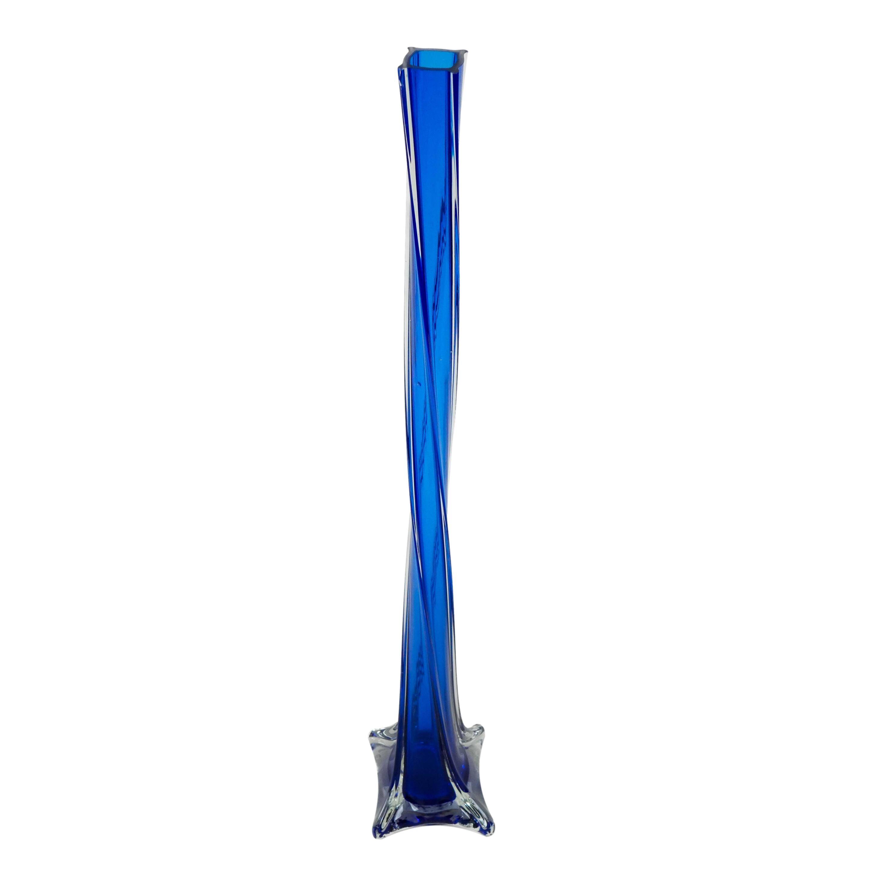 Cobalt vase, Danish design, 1970s, manufactured in Denmark